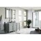 James Martin Vanities Brittany 60in Double Vanity, Urban Gray w/ 3 CM Carrara Marble Top 650-V60D-UGR-3CAR - alternate 3